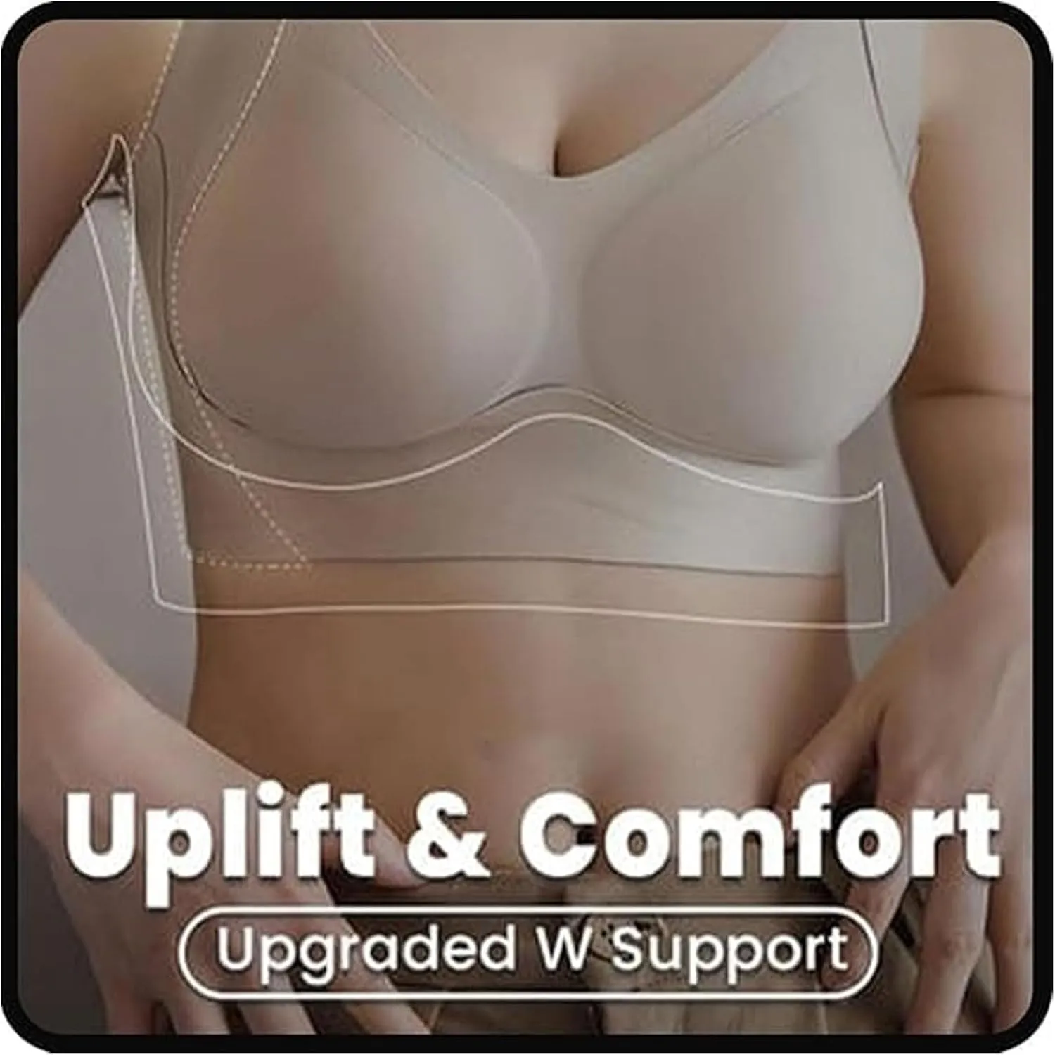 Zenalift Bra, Zenalift - Supportive Wireless Lift Bra for All-Day Comfort, Seamless Posture Correcting Bra for Women