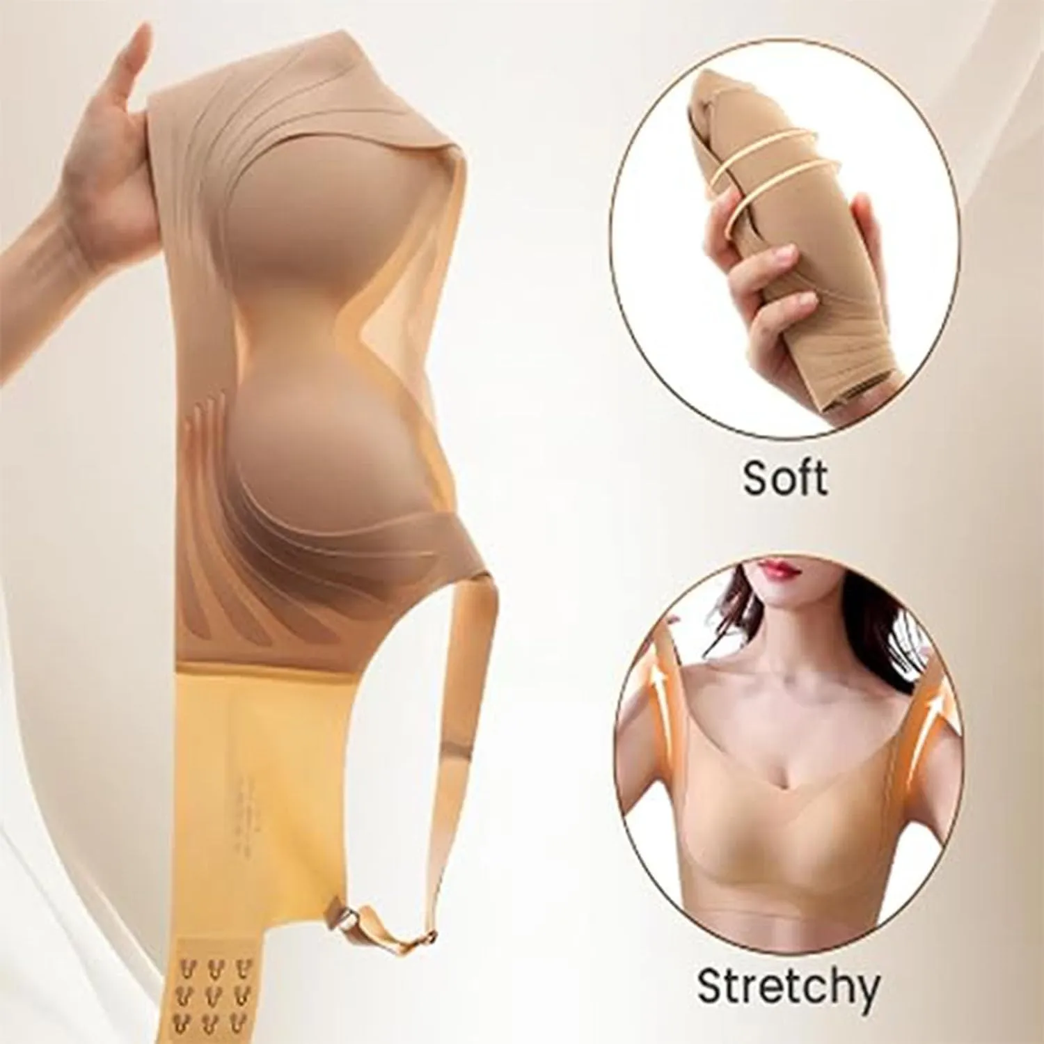 Zenalift Bra, Zenalift - Supportive Wireless Lift Bra for All-Day Comfort, Seamless Posture Correction Bra